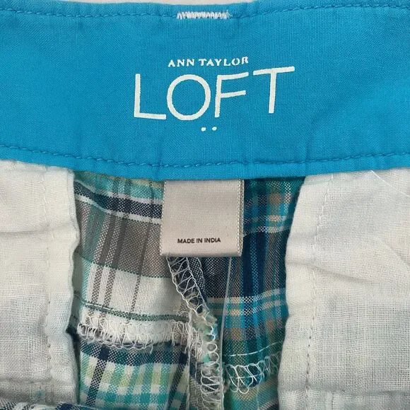 Loft Patch Work Shorts Original Straight Through Hip & Thigh Size 6 Brand New - Picture 7 of 13